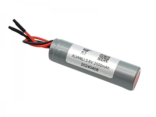 3.6V 2500mAh 18650圓柱鋰電池