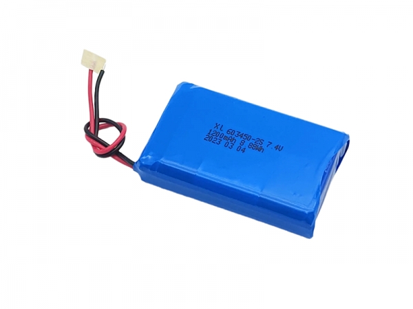 3.7V聚合物鋰電池|603450 1200mAh 3.7V-藍色